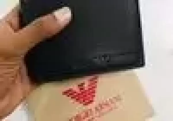 Giorgio Armani Branded Genuine Leather Wallet