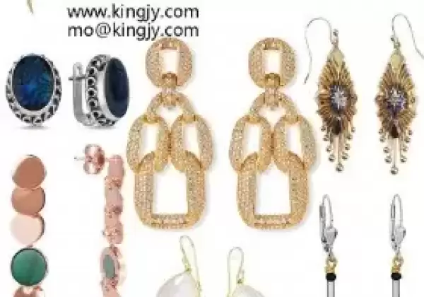 Custom earrings zirconia 925 silver fine jewelry O
